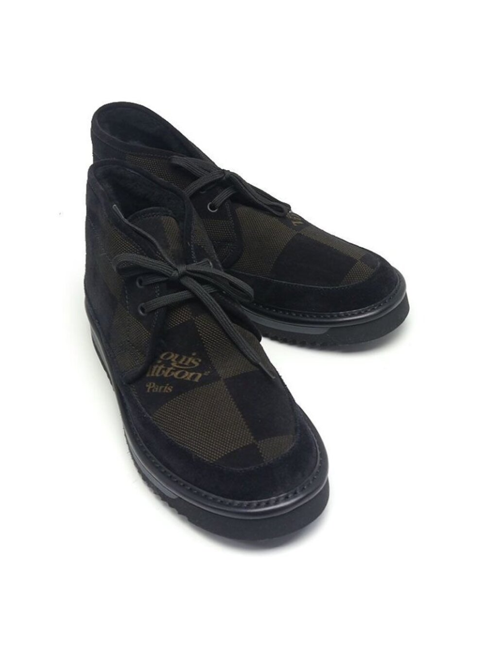 Louis Vuitton Cozy Line 1 A84 Hp Chukka Boots 8